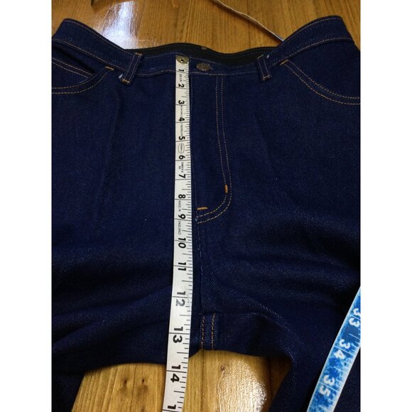 NWT Vintage Taylor Togs Expand-A-Waist Misses 12 Denim Jeans Embroidered Duck - Picture 9 of 11